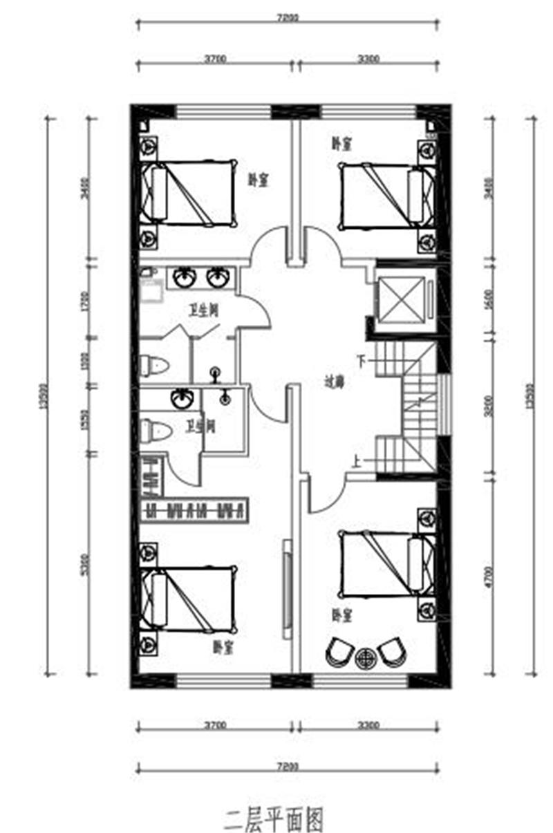 天力雍华园329㎡户型图